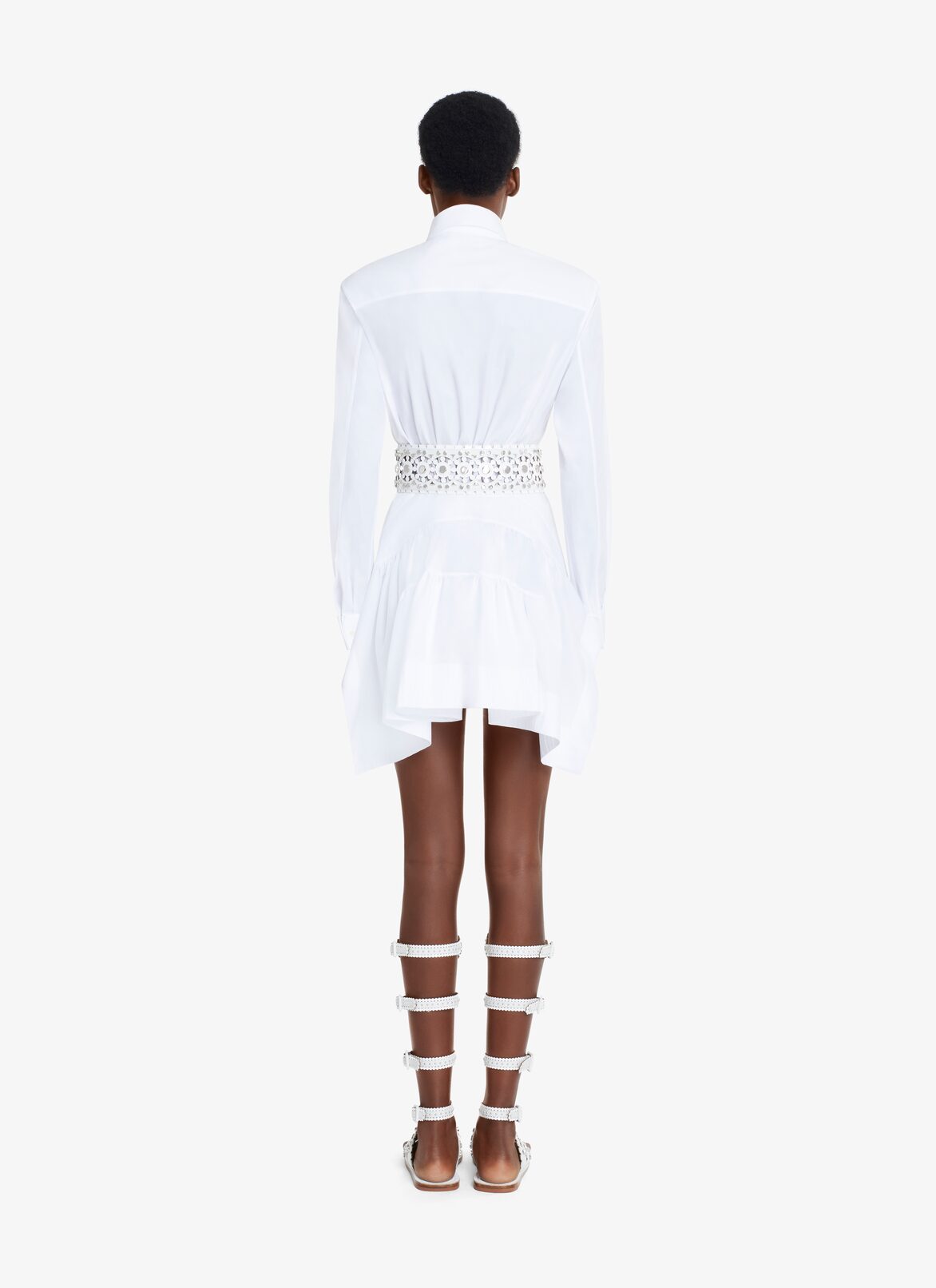EDITION 1986 POPELINE FITTED SHIRT ALAÏA WHITE EDITION 1986 POPELINE FITTED SHIRT